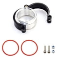 thumbnail image 5 of 2''51mm Aluminum Quick Release V-Band Clamp Kit for Intake Intercooler Pipe Blk, 5 of 5