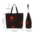 thumbnail image 5 of Yiaed Red Spider On The Web Print Handbag for Women Tote Purse Shoulder Bag Large Fashion Hobo Purse Handbag Shopping Tote, 5 of 5