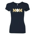 thumbnail image 2 of Wild Bobby, Mom Daisy Mother's Day Womens Slim Fit Junior Tee, Navy, XX-Large, 2 of 6