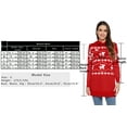 thumbnail image 6 of Uniexcosm Women Christmas Sweater Cute Funny Ugly Hooded Sweaters, 6 of 9