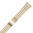 thumbnail image 2 of Hadley Roma MB5475Y 18-22mm Squeeze End Watch Band Gold Tone Mens Link, 2 of 2
