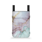 COEQINE Marble Print Crutch Pouch Compartments Adjustable Crutch Organizer Pouch Large Capacity Crutch Storage Bag Soft Forearm Crutch Bag Pouch for Universal Crutches