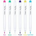 thumbnail image 6 of Fabric Marker with Metal Sewing Ruler Water Erasable Fabric Marking Pen, 6 of 19