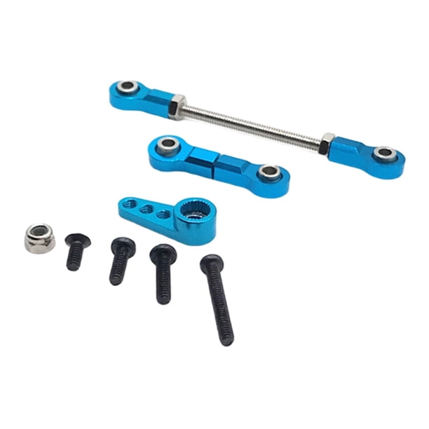 Piezas de actualización de barra de dirección RC, enlace de servo, accesorio para Wltoys K969 K979 Azul