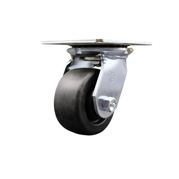 4 Inch Heavy Duty Top Plate Polyolefin Swivel Caster with Ball Bearing SCC
