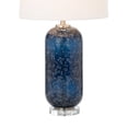 thumbnail image 5 of Lux Lighting Stunning Blue Glass Table Lamps (Set of 2) 3-Way Switch, 5 of 8