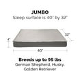 thumbnail image 4 of FurHaven Pet Products Quilt-Top Convertible Indoor-Outdoor Deluxe Memory Top Pet Bed for Dogs & Cats - Gray, Jumbo, 4 of 12