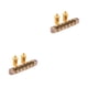 thumbnail image 3 of Toystoory Roller Saddle Bridge Puentes ajustables Accesorios con poste Hole Set Lock Tailpiece para guitarras eléctricas Instrumento musical Type2 NO2, 3 of 6