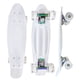 thumbnail image 1 of JS Roller Patineta penny board de 22 pulgadas para niños, adultos con llantas de goma y superficie antiderrapante transparent white, 1 of 2