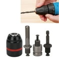thumbnail image 1 of Portabrocas Autoajustable Sin Llave, Portabrocas Sen Llave de Repuesto Rápido Múltiple Con 3 Varillas para Fijar Varias Brocas Rango de Sujeción de 1/2 Pulg. De 2 a 13 mm, 1 of 7