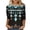 hgg194-Multicolor, variant on Western Aztec Womens Shirts Plus Size 3/4 Sleeve Tops for Women Tunic Shirts Dressy Casual Loose Fit Streetwear Blouse