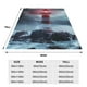 thumbnail image 3 of Balery Lighthouse in a Stormy Sea Manta de Felpa Suave y Acogedora – Cobija de Franela Aterciopelada para Cama, Lavable y Cálida para Sofá, Mascotas, Transpirable-40"x30", 3 of 7
