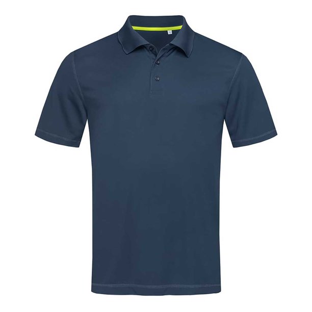 Stedman - Polo básico modelo Active 140 mesh para hombre (Azul Marina)