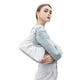 thumbnail image 2 of CYHTWSDJ Bolso de mano con cremallera para mujer, Blanco-M, M, 2 of 5