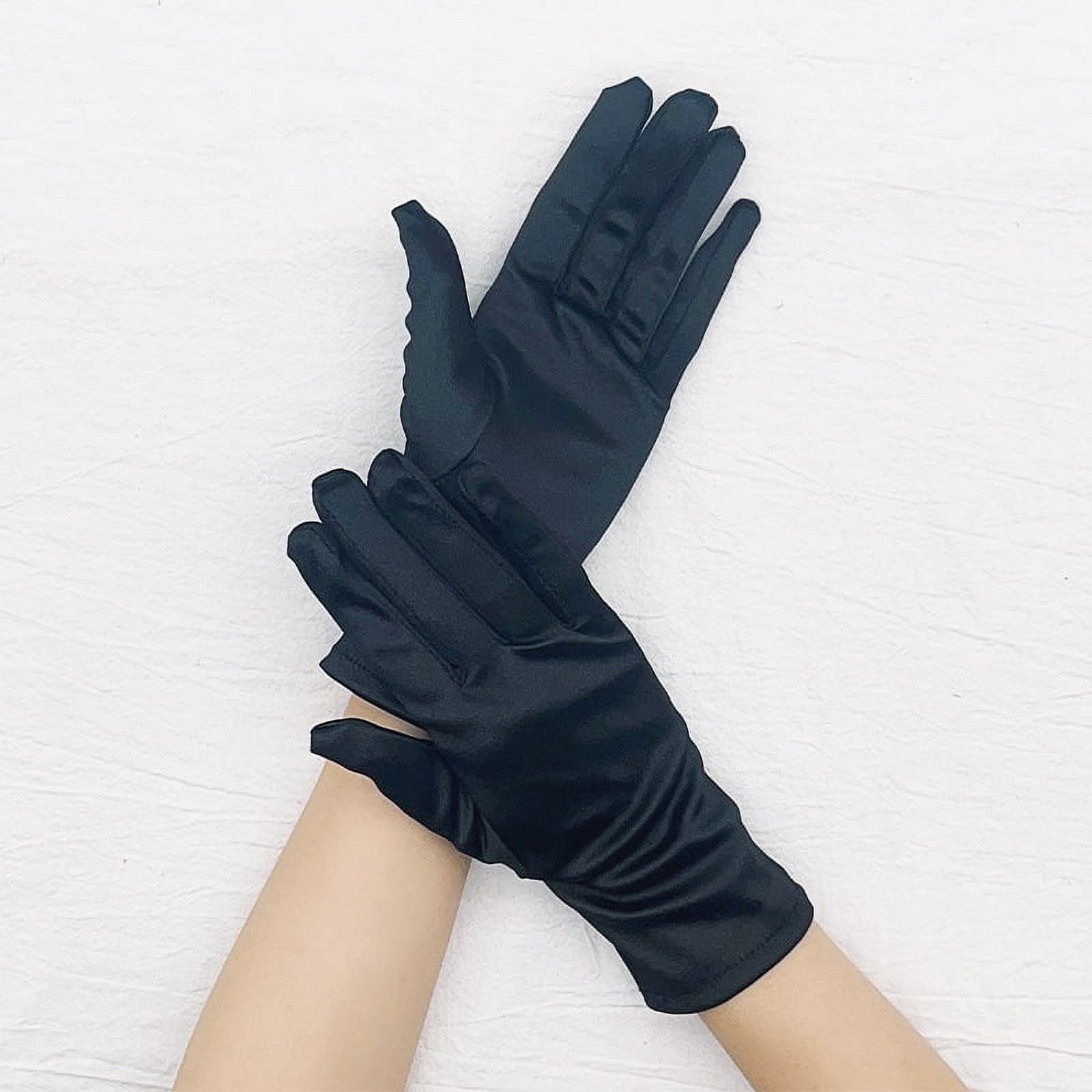 Guantes De Satén Elástico De Alto Brillo Color Menta, Longitud De ópera Hasta La Muñeca, 22", 18", 15" Y 9", Guantes Para Damas, Graduaciones, Bodas, Ocasiones Formales, Desfiles. - España