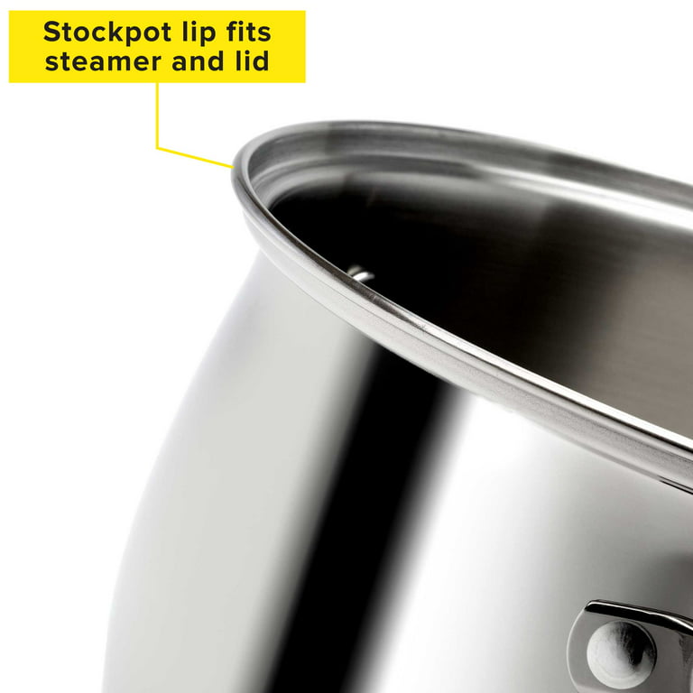 Tasty Stainless Steel Multi-Pot with Glass Lid, 4 Quarts - Walmart