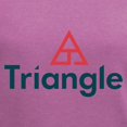 thumbnail image 3 of CafePress - Triangle Logo T Shirt - Women's V-Neck Dark T-Shirt, 3 of 4