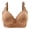 Khaki, variant on Women's Push Up Wireless Bra Comfort Support No Underwire Bras Comfortable Wire Bralette Everyday Underwear
