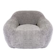 thumbnail image 6 of Kumix Bean Bag Chair, Comfy Beanbag Giant Bean Bag Chair for Adults with Spacious Design Bean Bag Couch with Armrest Large Bean Bag Chair with Memory Foam Filler for Living Room Bedroom, Gray, 6 of 7