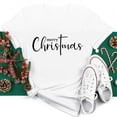 thumbnail image 1 of Camiseta con estampado navideño para mujer, ropa bonita para fiesta de año nuevo, Just a Girl Who Loves, 1 of 5