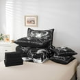 thumbnail image 6 of Castle Fairy Teens Gothic Skull Bedding Comforter Set,Vintage Rose King Bedding Sets, 6 of 8