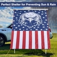 thumbnail image 4 of Yescom 4.4x6.6 Ft Vehicle Awning with Eagle Side Wall Roof Rack Pull-Out Sun Shade Camp, 4 of 9