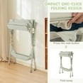 thumbnail image 5 of Costway Portable Baby Diaper Changing Table with Storage Water Basin 3-Level Adjustable Height Green, 5 of 11