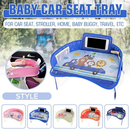 Car Baby Seat Table Portable Multi-functional Cartoon Baby Child Kid Car Safety Seat Chair Tray Toy Food Drink Cellphone