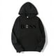 thumbnail image 3 of Sudadera con capucha para hombre y mujer, suéter informal de gran tamaño, Color sólido, negro, primavera y otoño, + 1100, 3 of 5