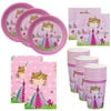 90pc Kids Birthday Party Supplies Set Cups Plates Napkins Table Cover Boys Girls