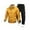 Yellow, variant on George Men Track Suits Sets Long Sleeve Full-Zip Sweatsuit Active Thin Jackets and Cargo Pants 2 Piece Outfits Leisure Khaki Big and Tall Men XXL