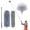 Set E: Spider Web Brush & Ceiling Duster & Chenille Duster, variant on Cobweb Duster with Extension Pole, 100'' Microfiber & Chenille Ceiling Cleaner Kit, Reusable Feather Duster, Bendable, Washable