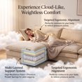 thumbnail image 6 of EHANCIS 105" Modular Sectional Sofa, 3 Seater Chenille L Shape Couch with Ottoman,Light Coffee, 6 of 11