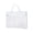 #-【Eva File Bag】, variant on Multi Pocket Mesh File Bag, Large Capacity Zippered Document organizer, Material with Handle for Office Use, 14.6" x 9.4" x 0.2", White, QFL
