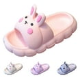 thumbnail image 7 of adviicd Girls Slippers Kids Cloud Slides Girls Boys Slip On Slide Sandals Comfort Non-Slip Thick Sole Slippers Summer Shower Shoes Pool Beach Water Shoes (Pink,9), 7 of 7