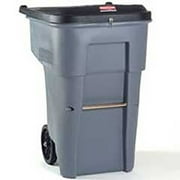 Rubbermaid Commercial 95 Gal Rollout Secure Document Container gray RCP9W1188GRA by Rubbermaid Commercial