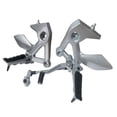 thumbnail image 2 of Estriberas para motocicletas Accesorios para motociclistas CR 5 250Z/250sz Plata, 2 of 8