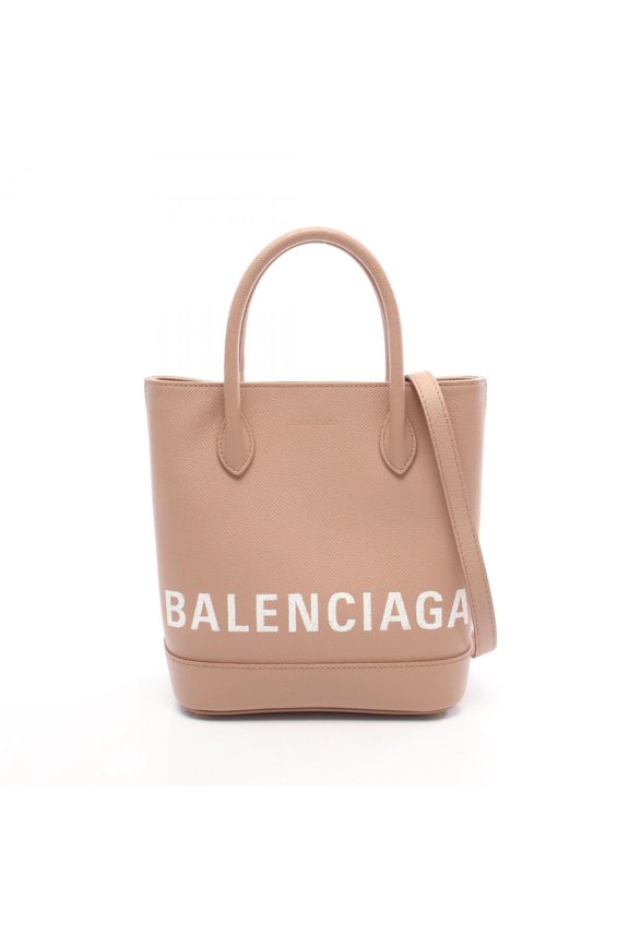 Pre-Owned Balenciaga Ville XXS Handbag, Leather, Women's, Pink, 569856 (Good)