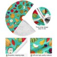 thumbnail image 2 of Coolnut Thanksgiving Tree Skirt Pumpkin Xmas Tree Skirt, Floor Door Round Mat Decorations for Holiday Party Home Christmas Day Ornaments,35.4", 2 of 6