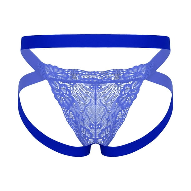 Lingerie rotique pour hommes transparent dentelle poche de