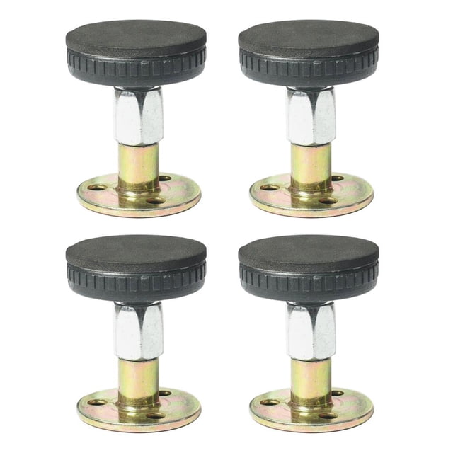 4X CABEZAL DE FIJADOR ANTIHIBIDOS EN LA LADO DE LA CAMA PARA QUE SE AFLOJEN LOS PIES DE APOYO QUE HACEN CRUCIDOS Baoblaze Hilo del marco de la cama 2020 NUEVO