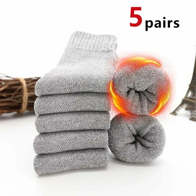 Chaussettes de Sport en Coton à Rayures Mode pour Femmes et Filles, Bas Mi-Mollet, Gris