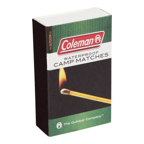 Coleman829-205T Waterproof Matches Case of 8 Four 40 Match Boxes per Pack 