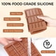 thumbnail image 5 of Molde de silicona antiadherente primario para barras de chocolate, juego de 3, 5 of 7