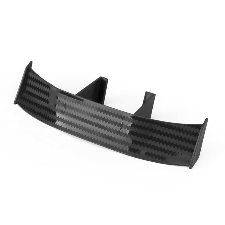 3PCS Car Mini Spoiler Wing, 6.7 Inch Universal Auto Car Tail Wing Mini  Carbon Fiber Texture Cool Decoration, Car Exterior Accessories for Men  Women (Black) : : Car & Motorbike