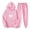 Pink, variant on Feancey Two Piece Jogger Sets for Women Valentines Day Hoodie Suits Cute Heart Printed Sweatshirts and Jogging Pants Lounge Set Sweatsuits 2 Piece Beige S