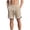 Khaki, variant on Mens Tall Shorts Casual Drawstring Cotton Lightweight Big And Tall Short With Pockets Size S-3XL