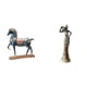thumbnail image 1 of Figura de caballo, escultura animal, figura coleccionable de escritorio, figura africana, artesanía, material de resina, mano de obra fina, adecuada p, 1 of 8