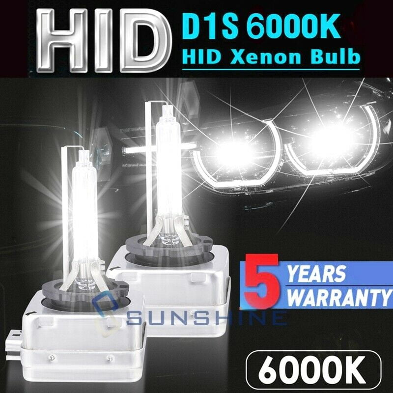 2x Xenon DS1 6000K Bulbs HID Headlight 35W Replace for Factory Lamps - Walmart.com