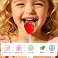 thumbnail image 4 of Gummy Glow Glowing Music Lollipop, Sugar-Free Mixed Fruit Flavor Candy Vegan 2 Counts Strawberry and Peach, 4 of 10
